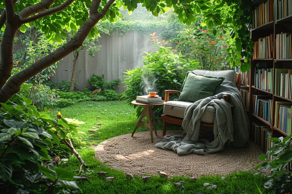 Des coins de lecture verts : intégrer la nature dans votre espace de détente