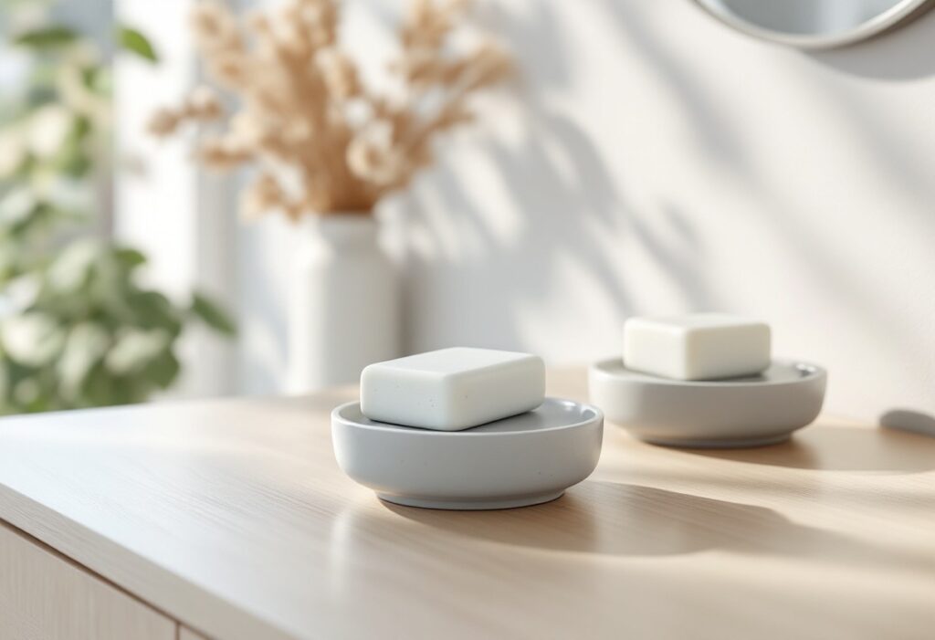 Des porte-savons minimalistes pour une déco épurée