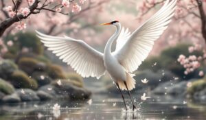 Grue au japon : l’oiseau dansant du bonheur