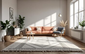 Plongez dans l&rsquo;atmosphère nordique : les tapis scandinaves comme pièce centrale