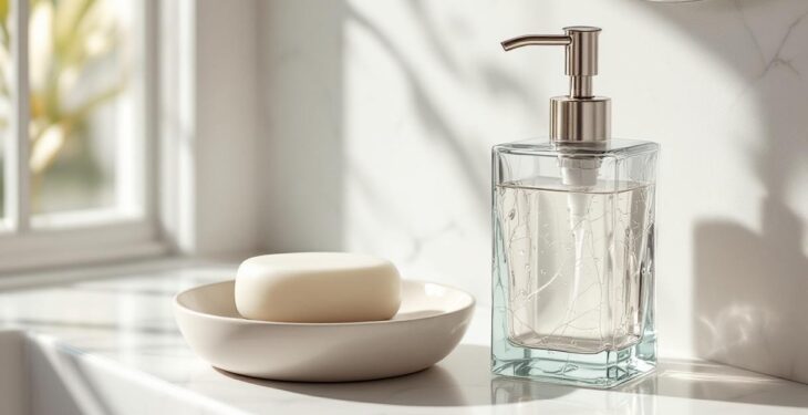 Porte-savon vs distributeur de savon : que choisir pour votre salle de bain ?