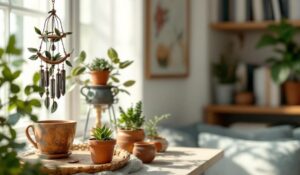 Jeux d’ombres et de sons : créez un coin déco magique avec un carillon à vent