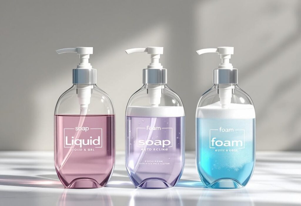 Quel savon choisir pour un distributeur automatique : liquide, gel ou mousse ?