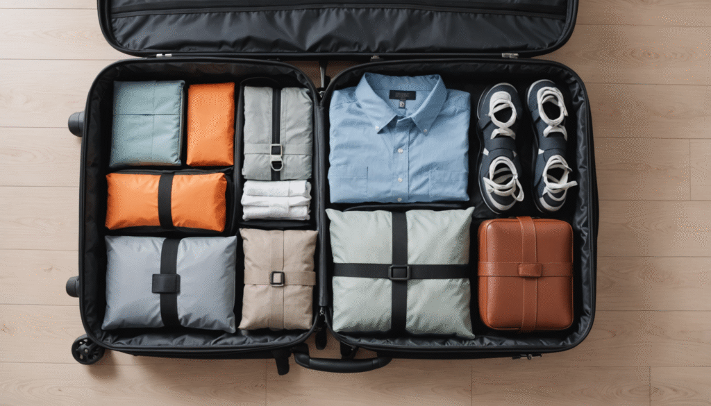 Valise optimisée : pliage- cubes et check-lists pour voyager léger