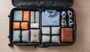 Valise optimisée : pliage- cubes et check-lists pour voyager léger