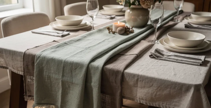 Mix and match : jouer avec plusieurs chemins de table pour transformer votre décoration de table