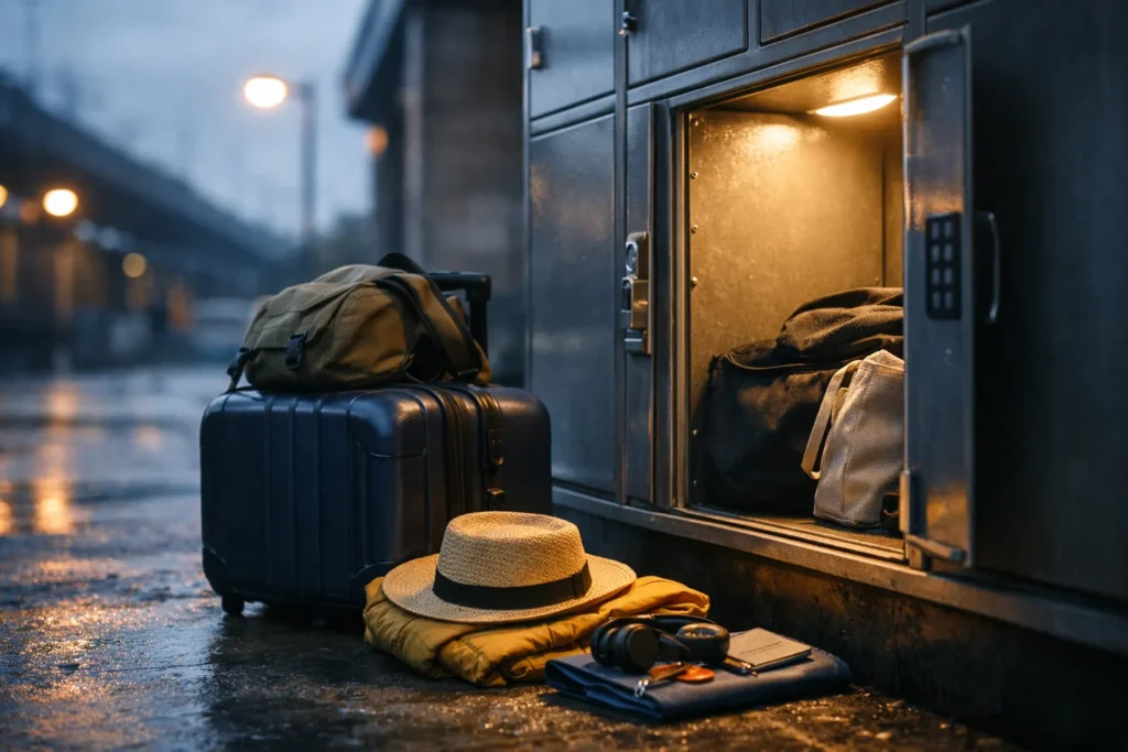 Consignes & lockers : où laisser ses bagages en sécurité