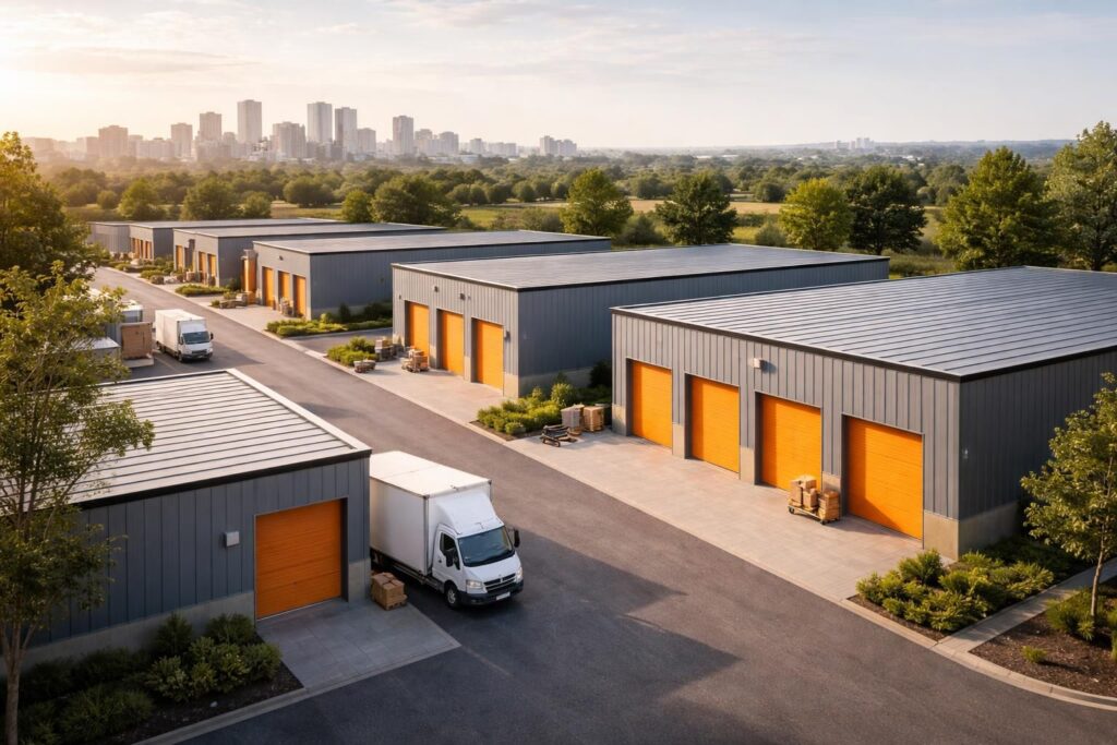 Investir dans les garde-meubles et espaces de stockage pour rentabilité passive en périphérie