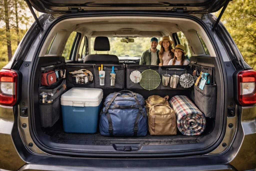 Optimisez le coffre de votre Dacia Duster avec accessoires pour road trip en famille