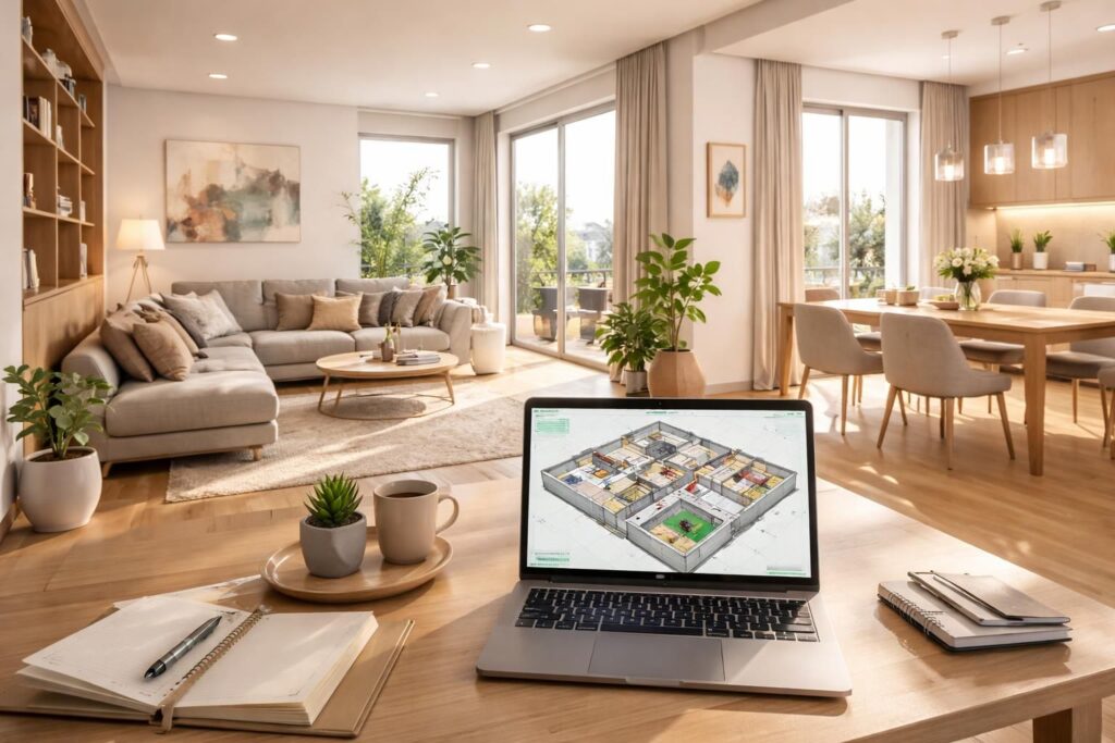 Organiser vos espaces avec SketchUp, RoomSketcher et Planner 5D pour l&rsquo;aménagement intérieur optimal