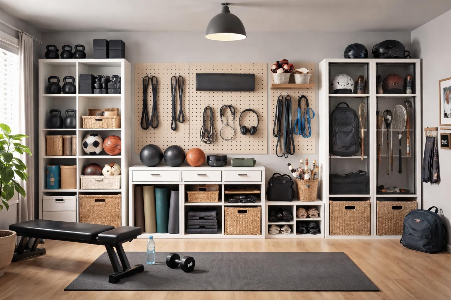 découvrez les solutions de rangement ikea pour équipements sportifs et organisez efficacement votre salle de gym à la maison. optimisez l'espace et gardez vos accessoires bien ordonnés.