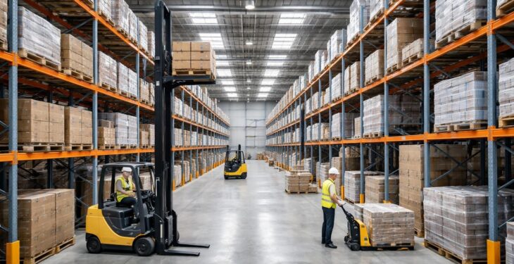 Systèmes de rangement pour entrepôts professionnels avec Mecalux et racks industriels