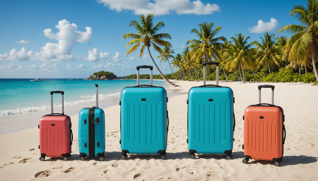 Valises intelligentes et rangements pratiques pour voyageurs aux Caraïbes