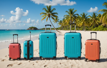 Valises intelligentes et rangements pratiques pour voyageurs aux Caraïbes