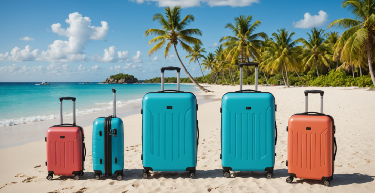 Valises intelligentes et rangements pratiques pour voyageurs aux Caraïbes