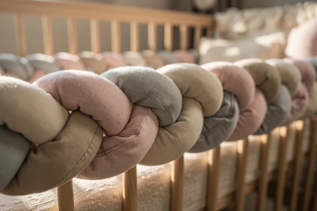 Tour de lit tressé, l’indispensable pour bébé : confort et sécurité au rendez-vous