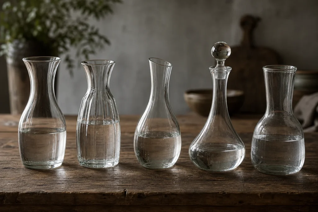 Top 5 des carafes d’eau design pour impressionner vos invités