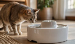 Offrez un confort optimal à votre chat avec une fontaine à eau