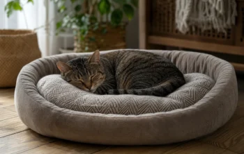 Offrez à votre chat un couchage douillet avec un coussin design
